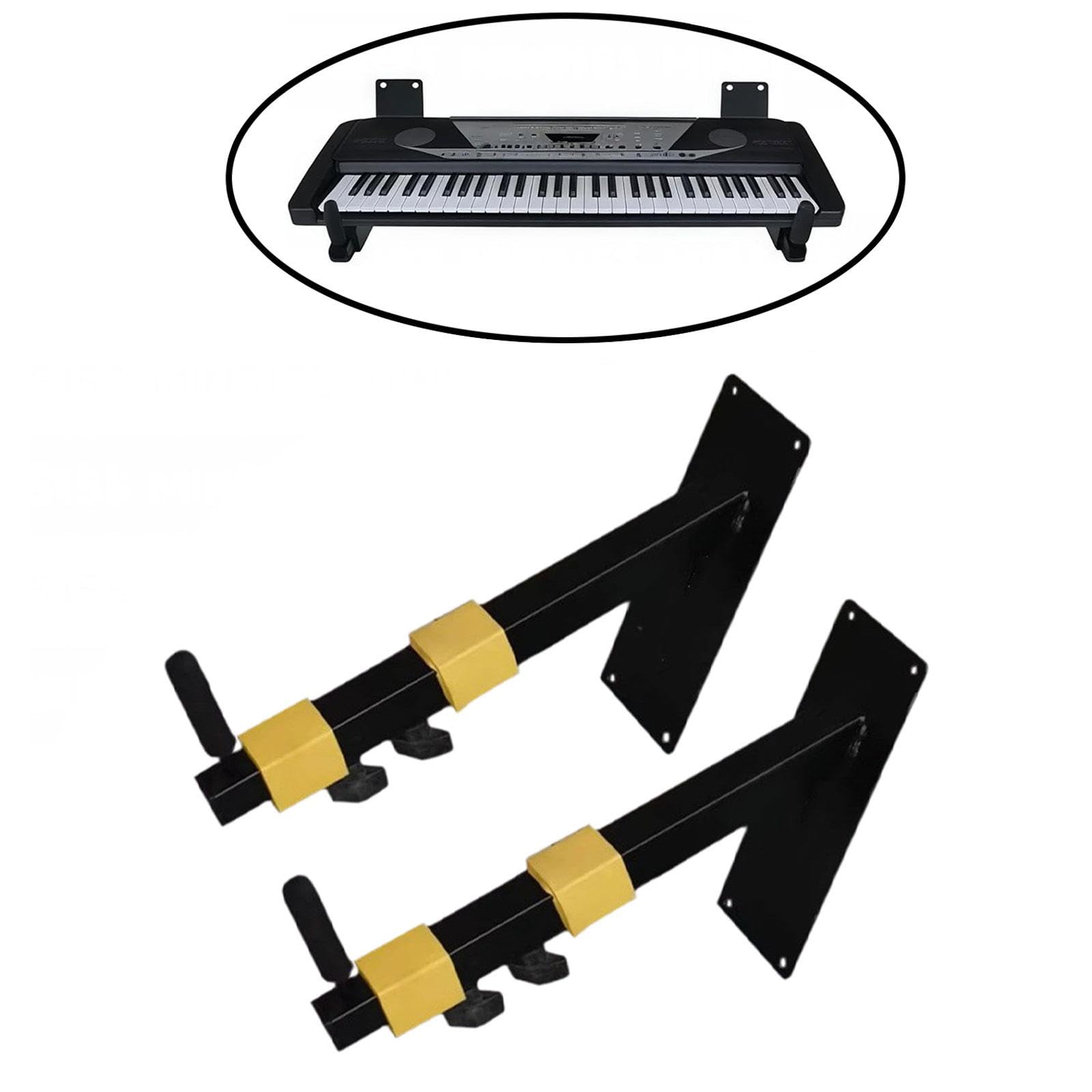 1 Paio di Supporti Da Parete per Tastiera Elettronica, Resistenti, Pratici, di, Supporto Portatile Professionale per Tastiera.