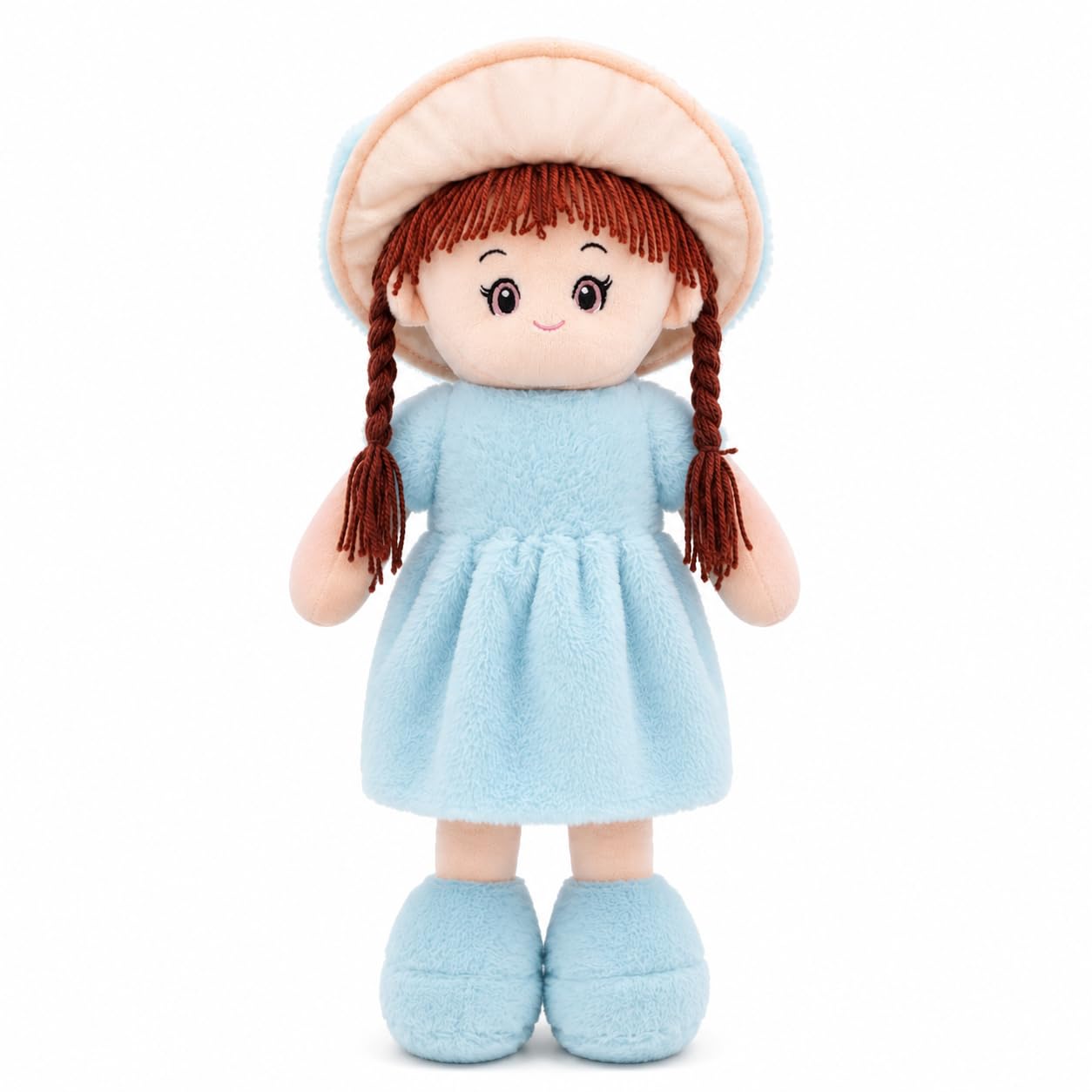 Buy Soft Barkha Plush Girl Doll,Braided Hair Doll,Kawaii Plush Toy