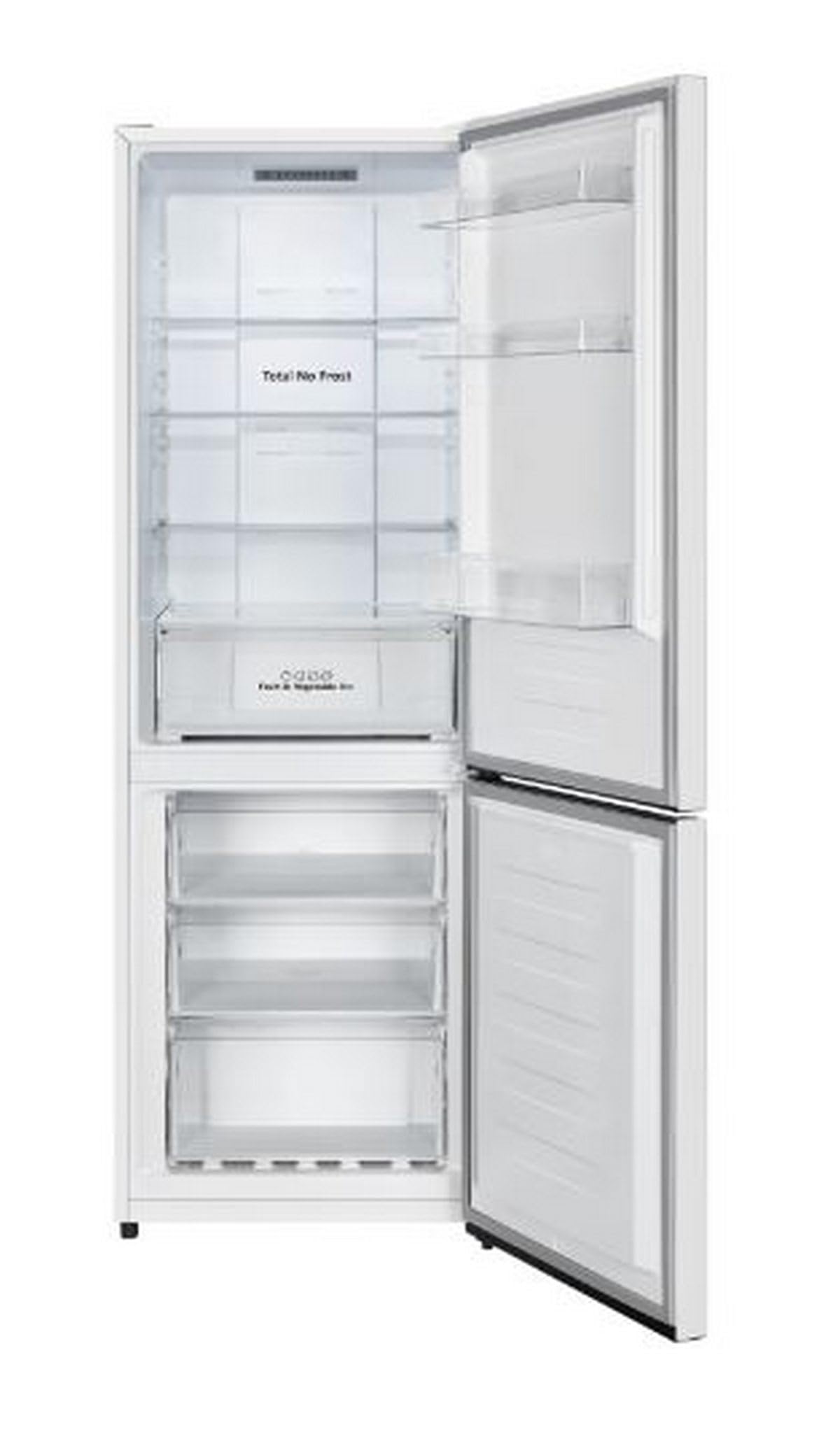 INFINITON Frigorifico Combi FGC-A1784, 292 Litros, 178 cm de Altura, No Frost Total, Fast Cooling, Led Interior, n Tirador integrado para apertura de puertas, E (Blanco || FGC-A1784B)