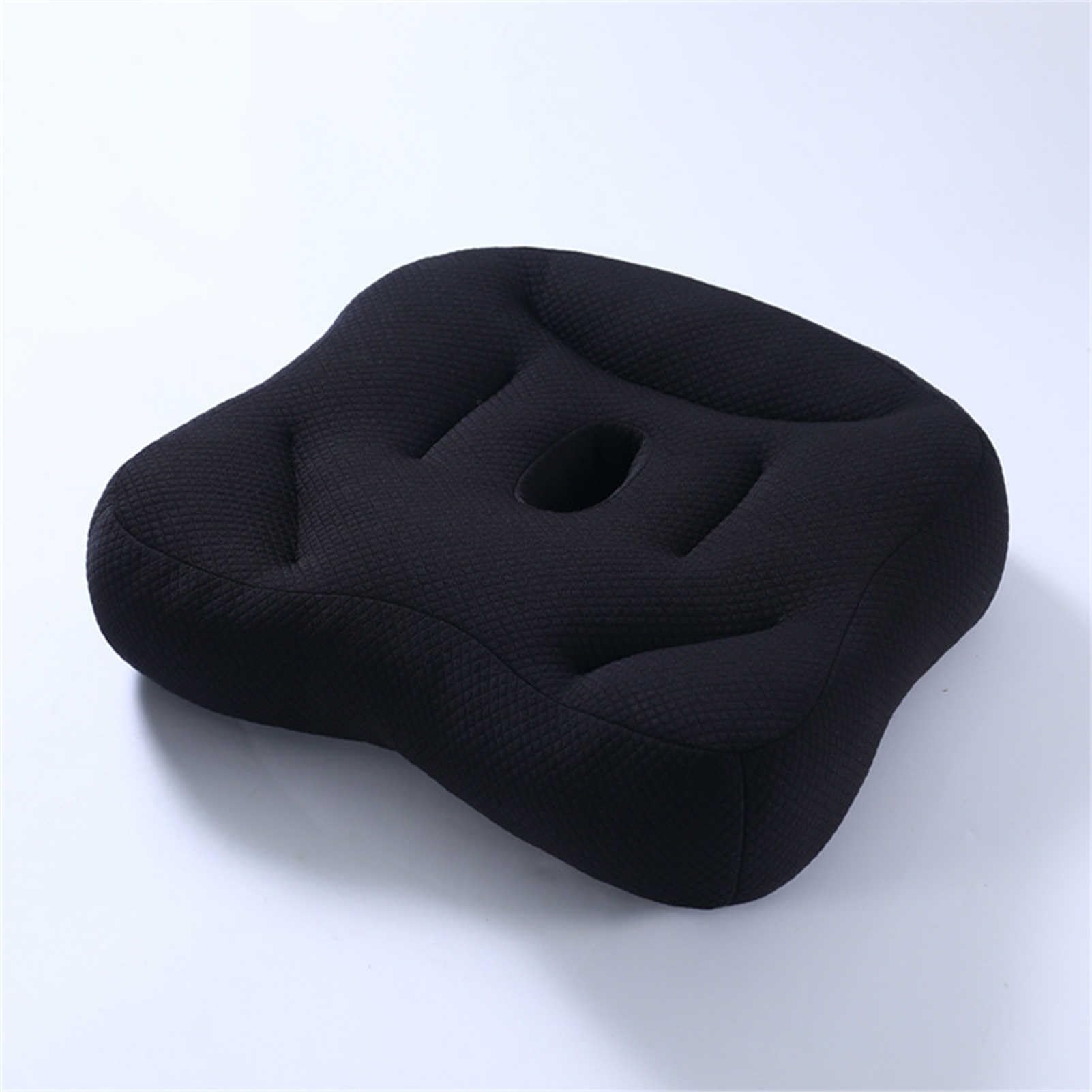 Cojín de asiento de espuma viscoelástica, máxima comodidad y apoyo para aliviar la presión de la espalda baja y el coxis, ideal para oficina, coche y silla de ruedas, calidad premium
