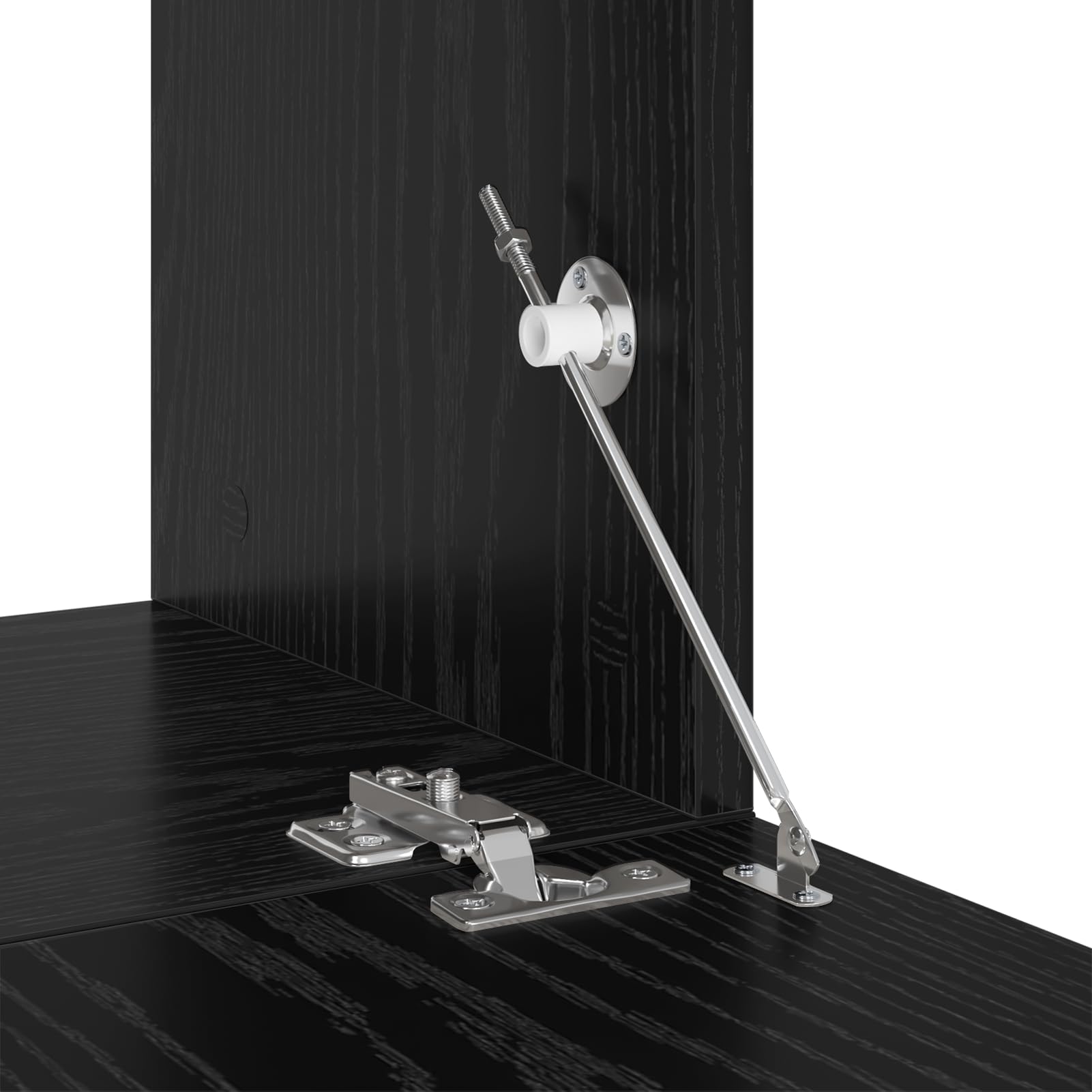 Gecheer TV-Schrankset Schwarzeiche Holzwerkstoff Mittel TV-Schrank, Moderne TV Lowboard Fernsehschrank für Home-Cinema Gamerzimmer Wohnungen Büro875170