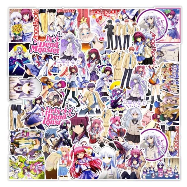 Amazon.co.jp: Angel Beats! 50枚ステッカーシール エンジェルビーツ