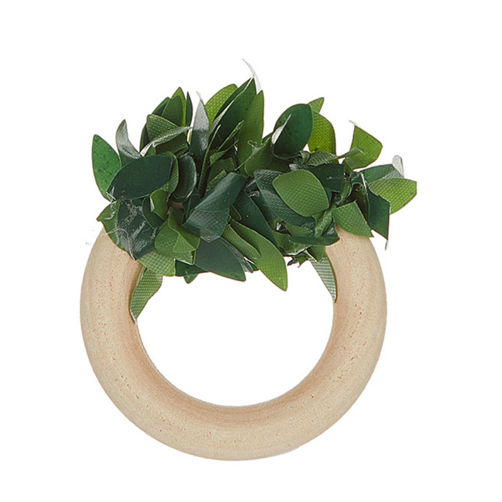 carotoe Table Decors Simulated Plant Napkin Rings Decorations Napkin Clip Sophisticated Rings Plant Embellishment