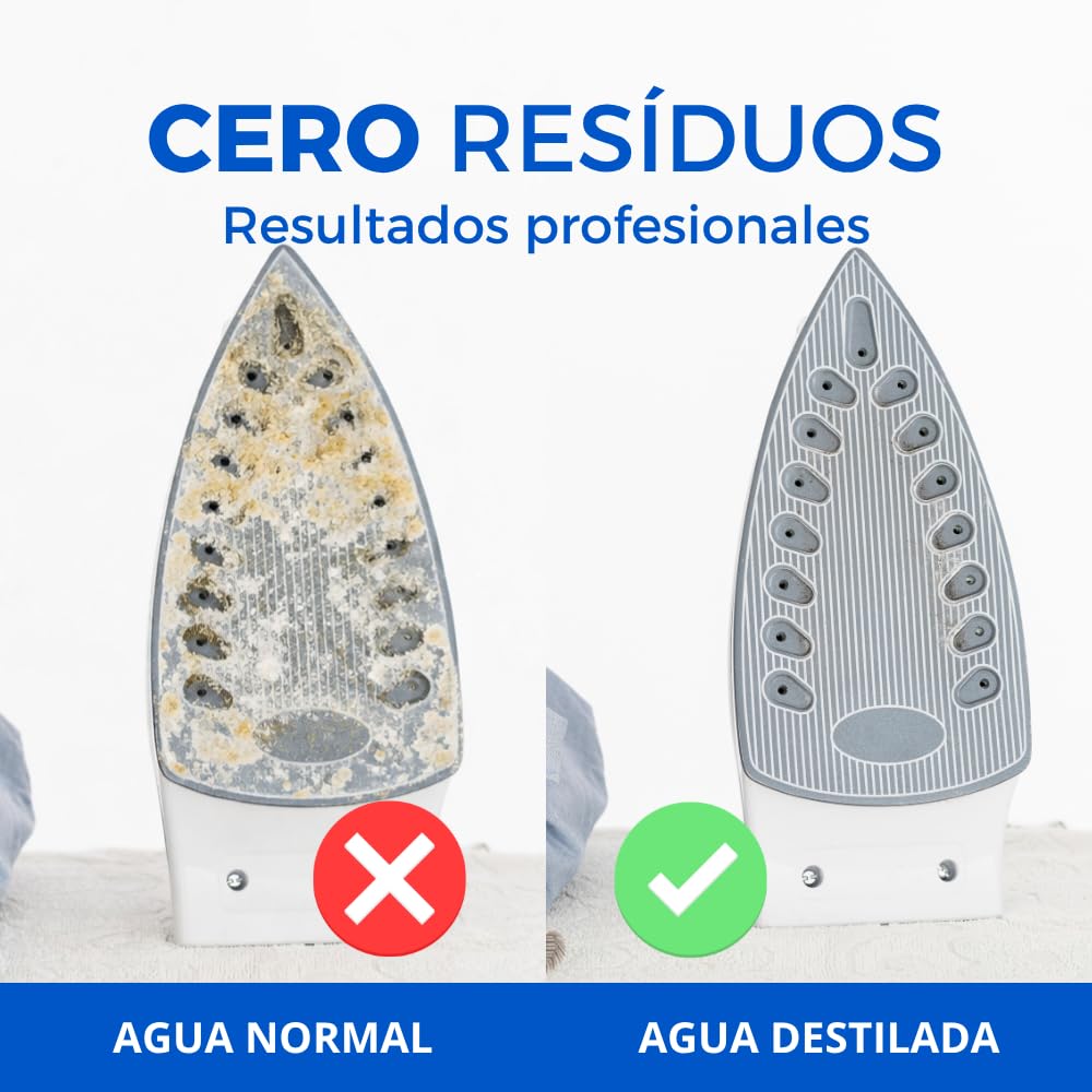 Agua Destilada Desionizada 15 litros para Vehículos Plancha de Vapor Tatuaje Purificada CPAP Autoclave Batería Limpieza Laboratorio Plantas, 3 Garrafas de 5 litros (15 litros)