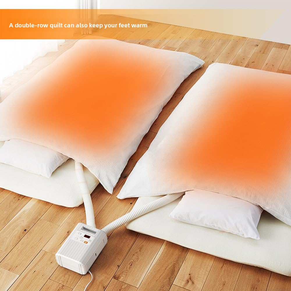 Calentador de cama y secador de aire multifunción 3 en 1, eliminación de humedad portátil para ropa de cama, zapatos, ropa, electrodomésticos compactos para uso doméstico