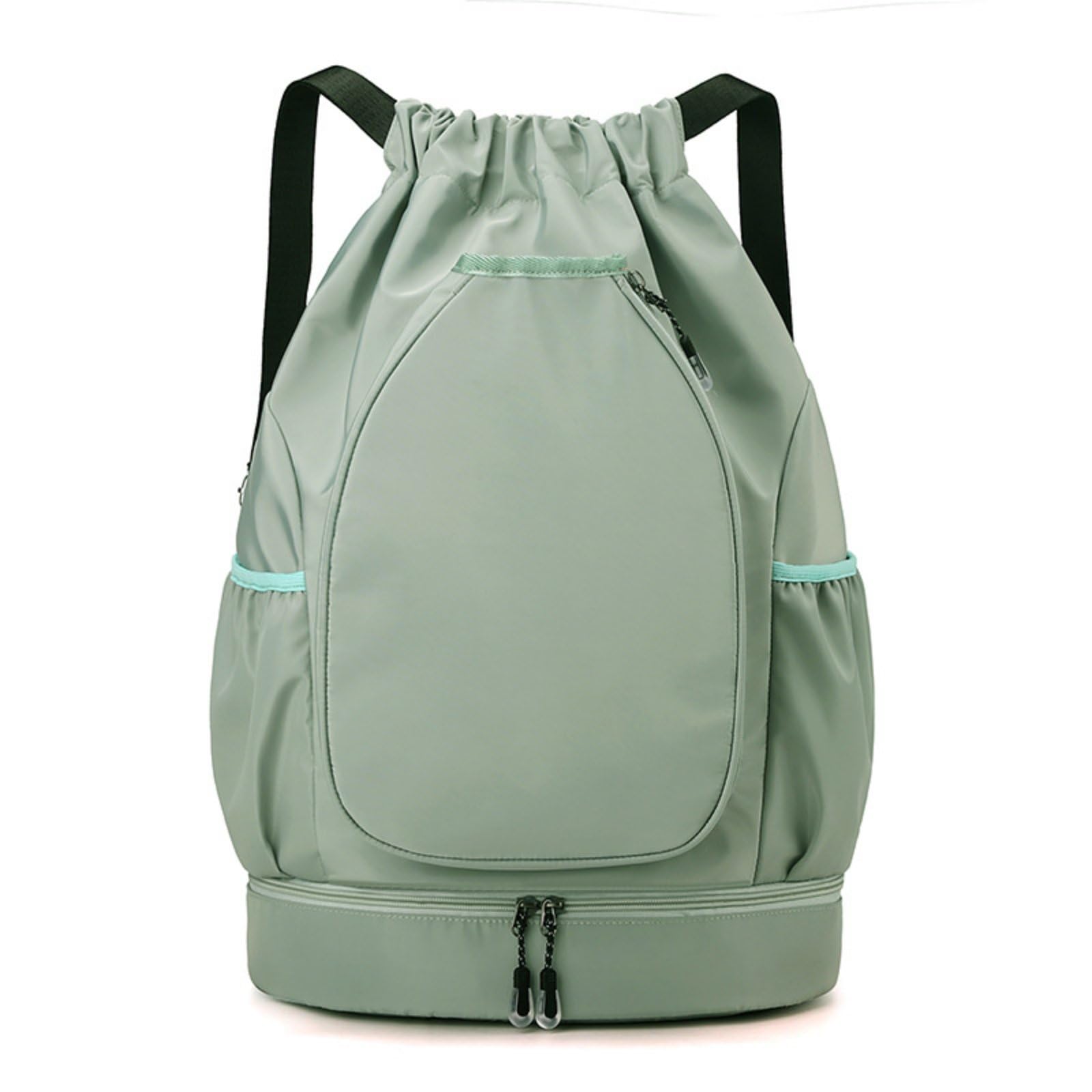 Large Capacity Badminton Racket Backpack Breathable Padded Straps Drawstring Backpack with Shoe Compartment Water-Resistant Multi-Pocket Gym Sack Wet and Dry Separation for Athletes-picture-20