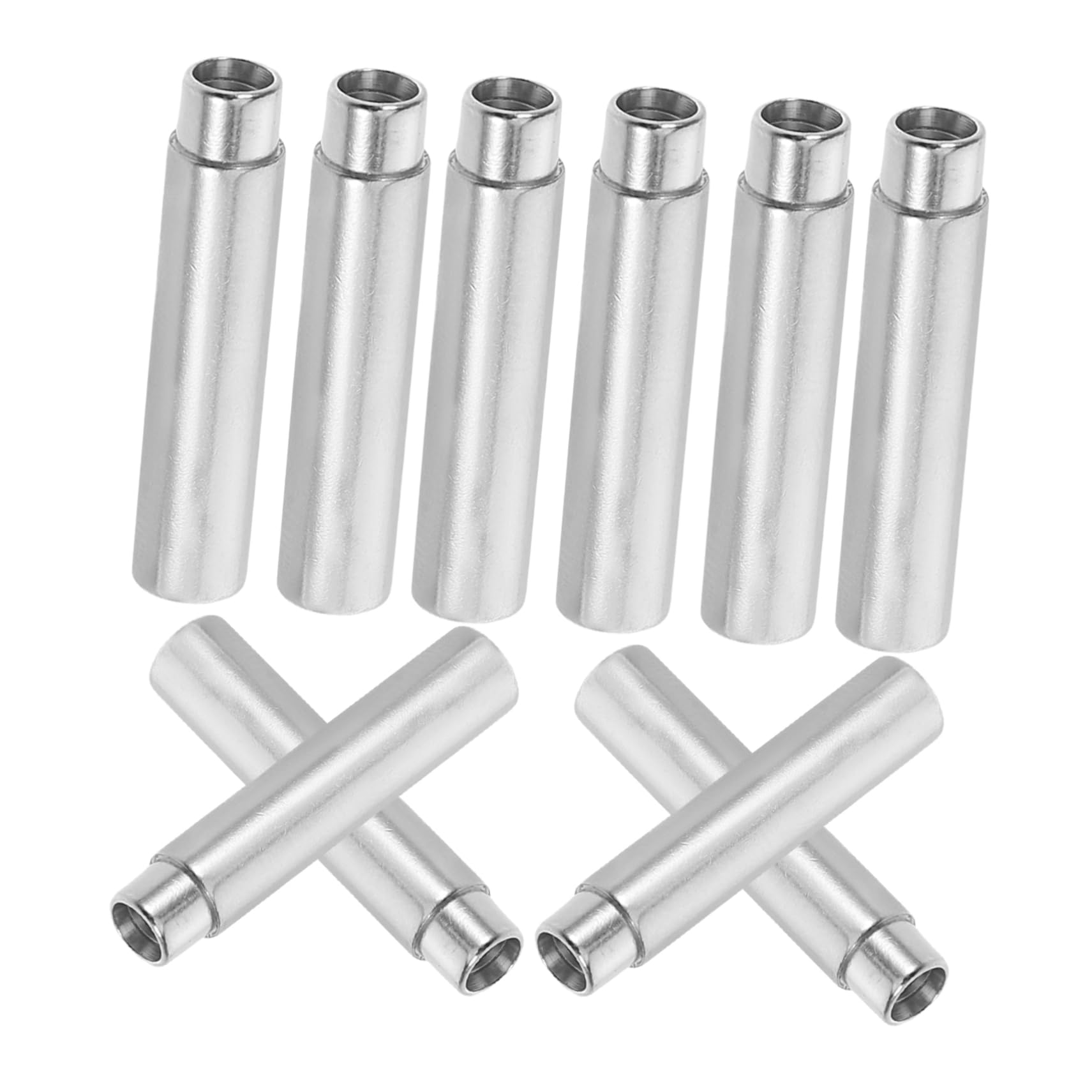 Mikikit 10pcs Soldering Iron Adapter For Pyrography: Pyrography Tool Conversion Adapter - Wood Burning Adapter - Metal Soldering Iron Head Connectors for DIY Wood Burning
