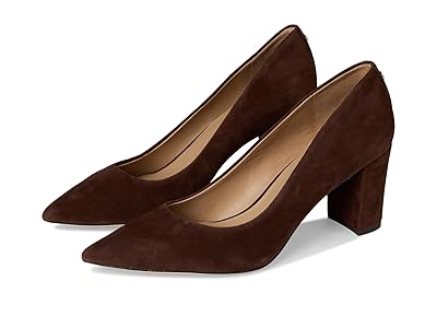 Lauren Ralph Lauren Lanette Suede Block-Heel Pumps High Women