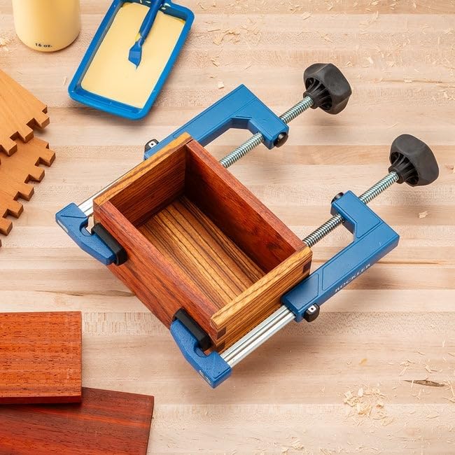 Rockler Quick Release Multi Clamps, Pair – Durable Powder-Coated Quick Grip Clamps – Adjustable Clamp for Faster Clamping - Perfect Woodworking Clamp Set w/Interchangeable 3 Different Type Heads.