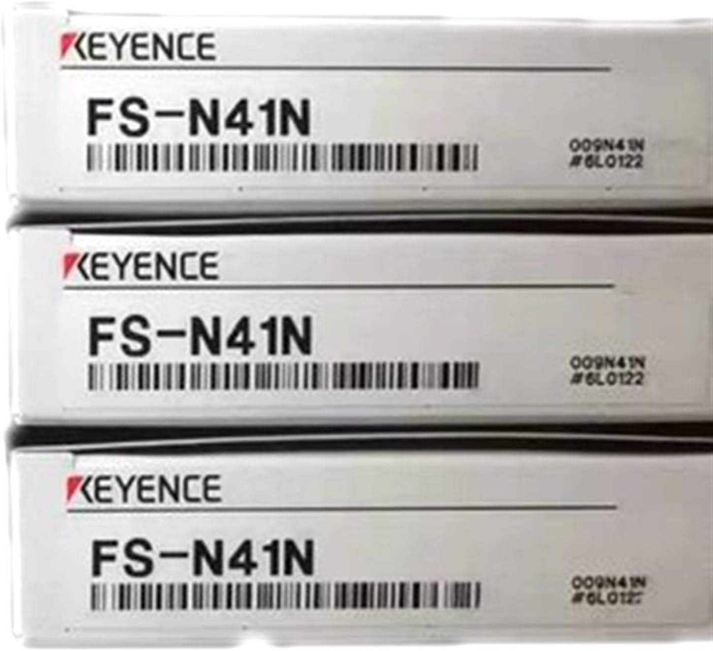 Multiple JOCCOS FS-N41N Laser Sensor units in their original packaging.