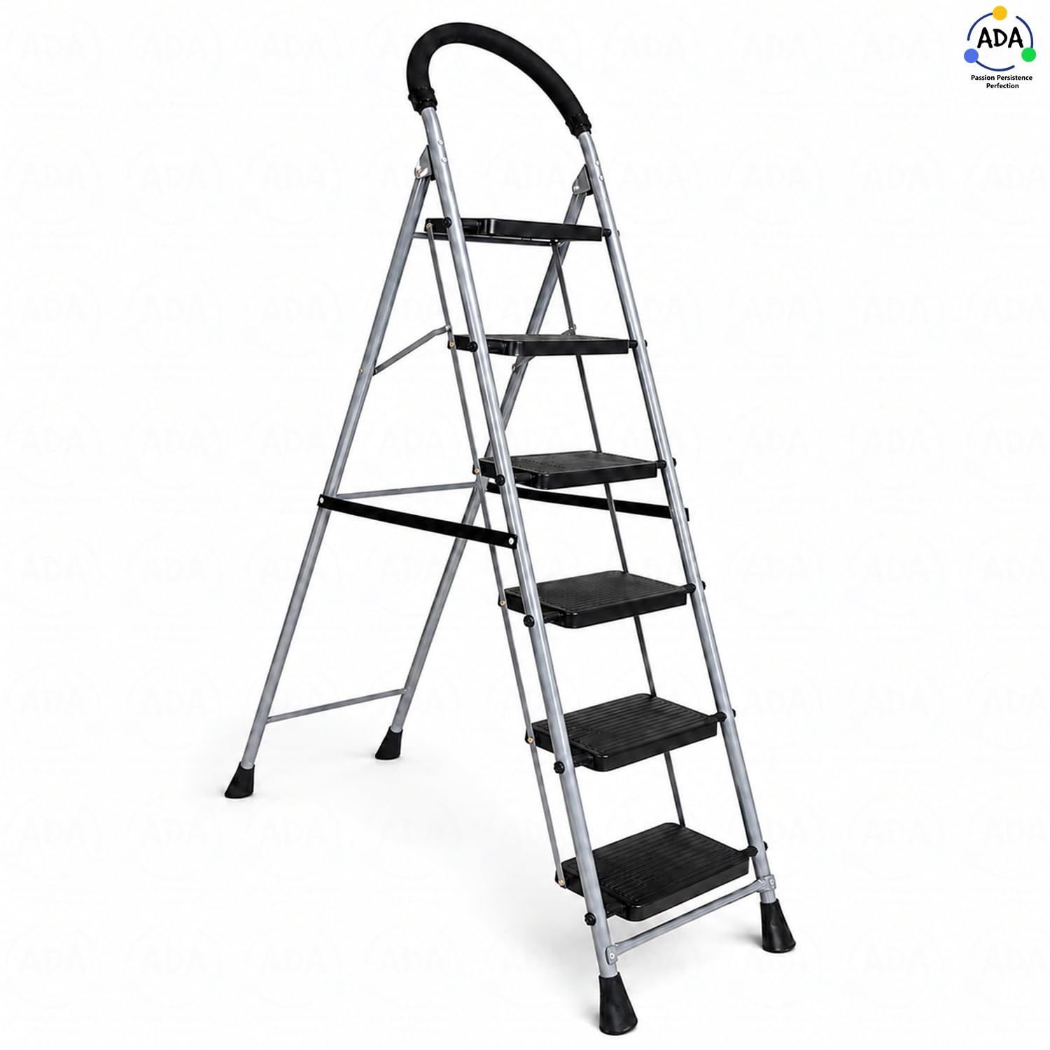 ADA Premium 6 Step Ladder - Heavy Duty & Foldable -8