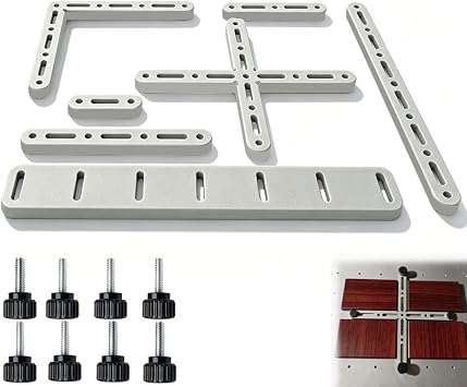 Laser Engraver Fence Kit for xTool F1 & F2 Ultra 7Pcs Precision Positioning Jig & Alignment Fence for Repeatable Laser Engraving, Positioning Guide Fixture Set for Consistent Placement