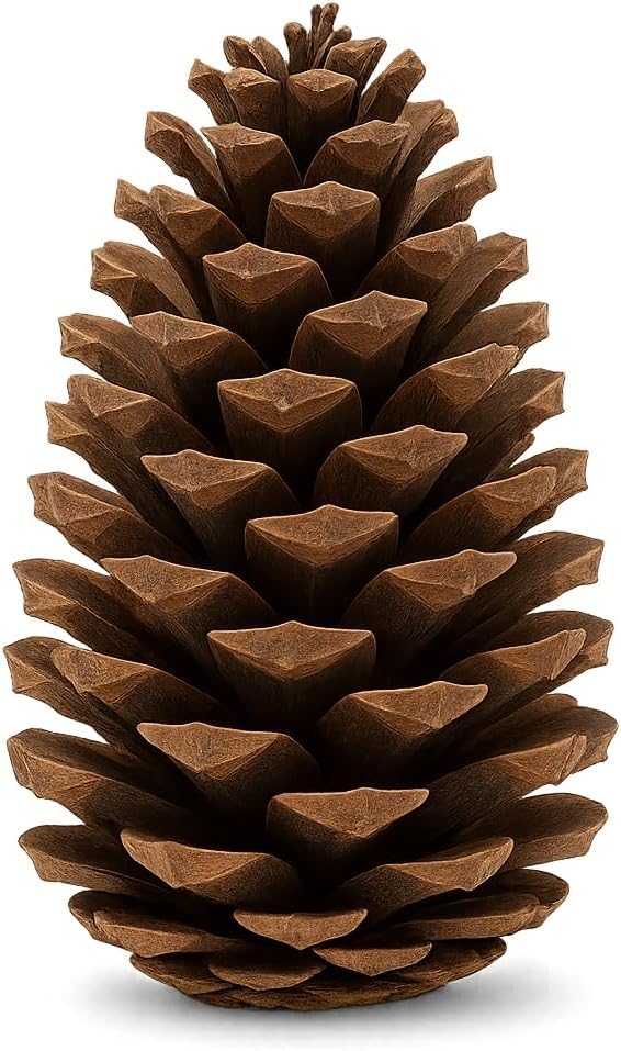 NaDeco Maritima-Zapfen 14-18cm Set 20 Stück Pinus Pinaster große Deko-Zapfen Tannenzapfen Adventskranz & Weihnachts-Dekoration Natürlich Groß zum basteln Weihnachtsbaum & Advents-Gesteck