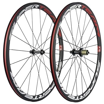 Amazon | SUPERTEAM 38/23mm カーボン ファイバー ロードバイ