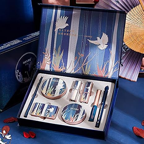 Makeup Set for Women, All in One Palace Kit, Lipstick Concealer BB Cream Foundation Eyeliner Eyeshadow Palette Eyebrow Brush With Delicate Gift Box 8PCS Set for Valentine's Day Mother's Day Birthday