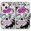 Purple Flower Sugar Skull Style
