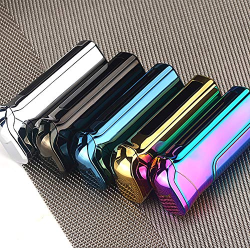 WRJ Double Arc Elektro-Feuerzeug, Wiederaufladbare USB Winddicht Flammenloses Mit Stromanzeige Tolle Geschenke FÜR… – Bild 5