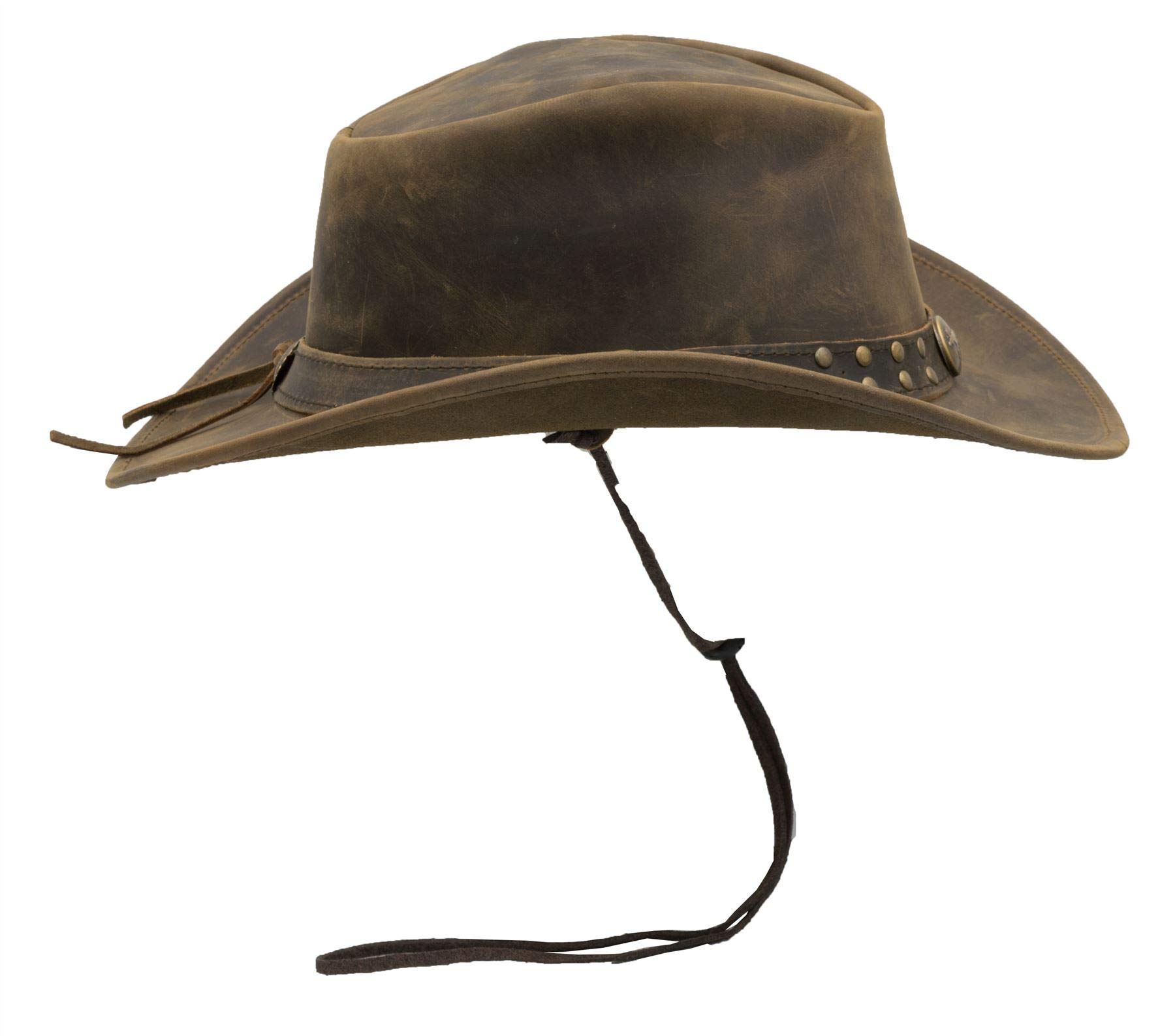 WALKER AND HAWKES - Cappello Brisbane in Pelle Bovina Outback Bicolore