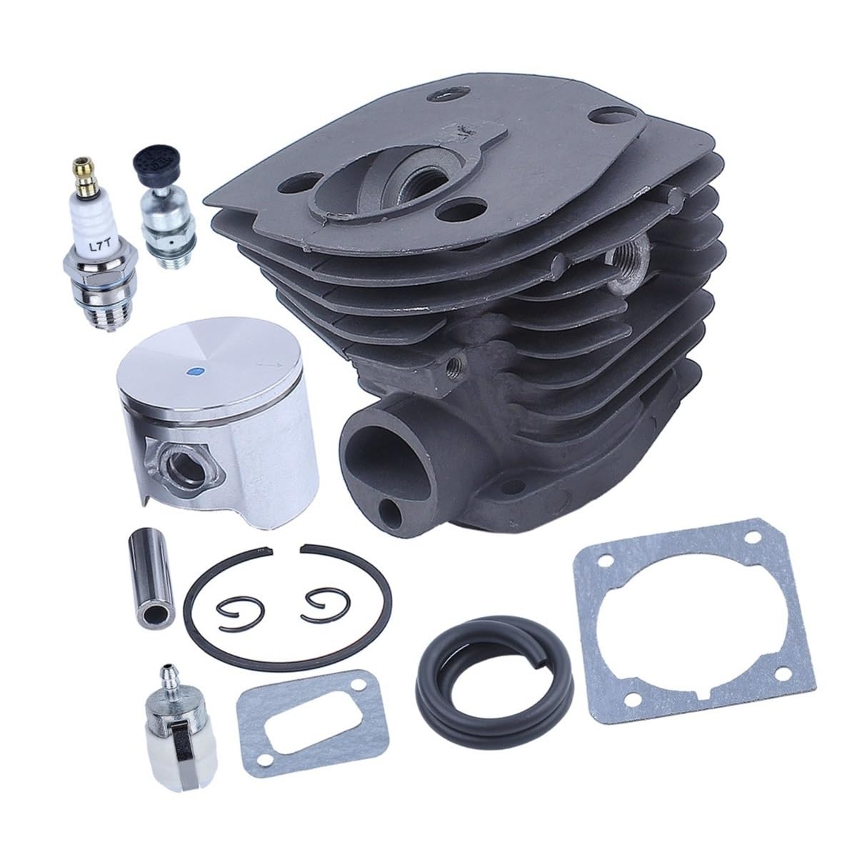 Kit piston-cylindre 44 mm pour réparer une tronçonneuse 350, 353, 346 CS en panne ou serrée