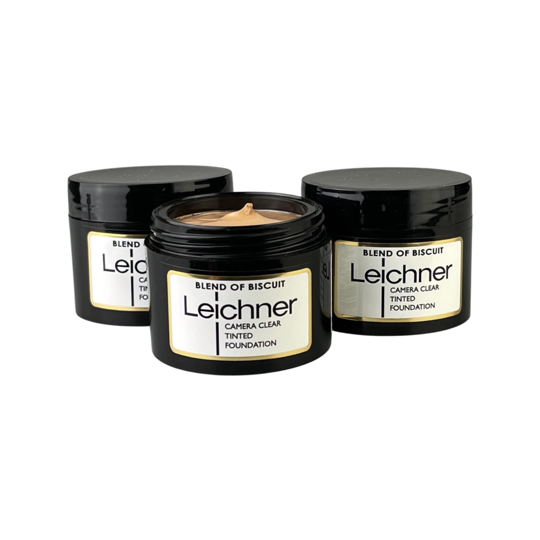 LeichnerCamera Clear Tinted Foundation Biscuit 30ml (Pack of 3)