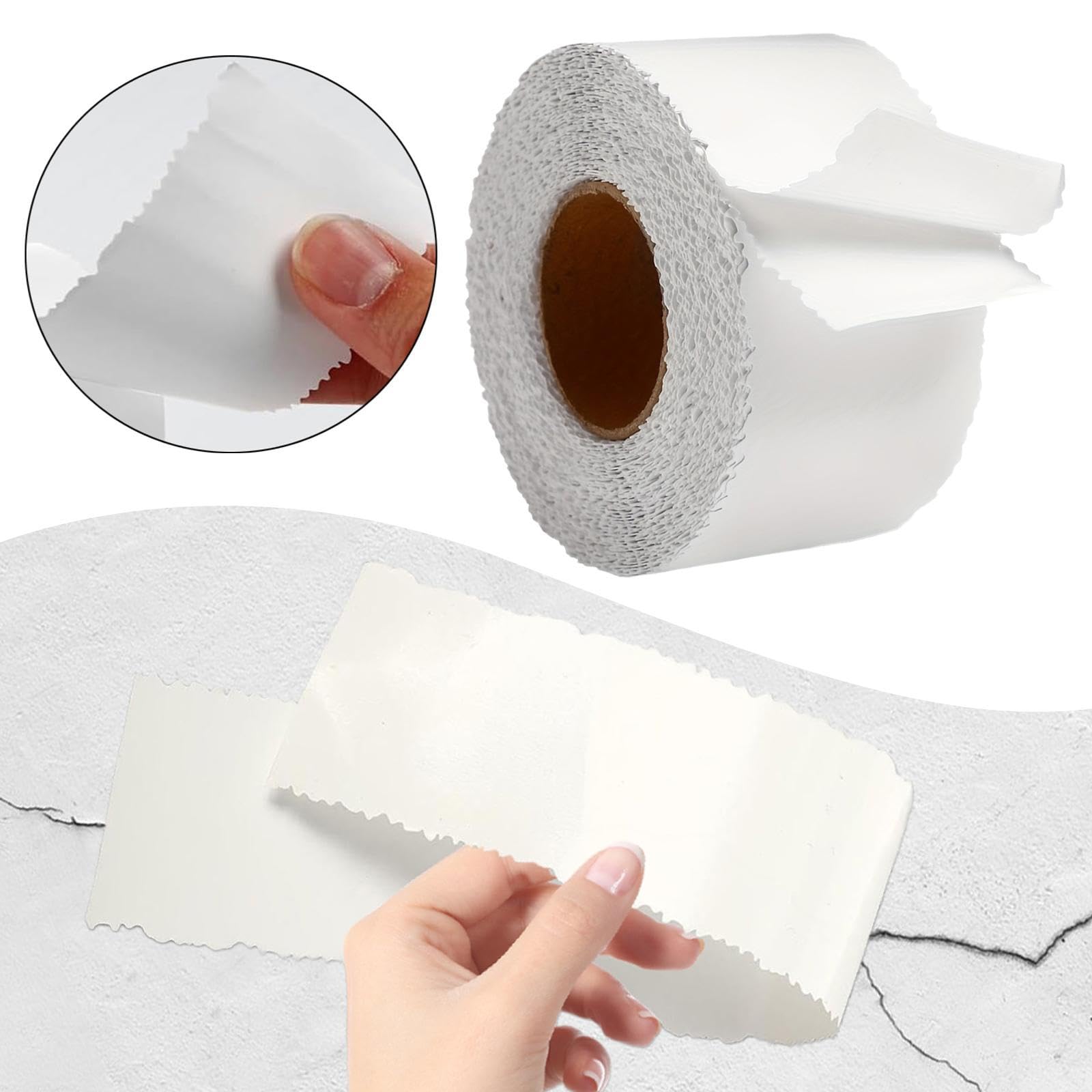 Cinta para Grietas de Pared para Parchar Fisuras Cinta Adhesiva de Vinilo Cinta para Unir Placas Y Cinta para Reparación de Grietas en Muros Adecuada, 5cmx20m