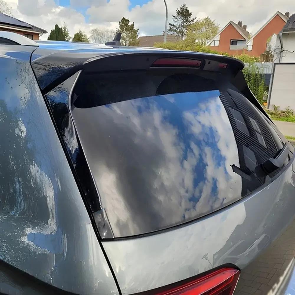 Laterale Lunotto Posteriore Ala Trim Per VW Per Tiguan Per MK2 Per TSI Per TDI R Per Line 2017-2023 Tuning ABS Lunotto Posteriore Spoiler Splitter(Gloss Black)