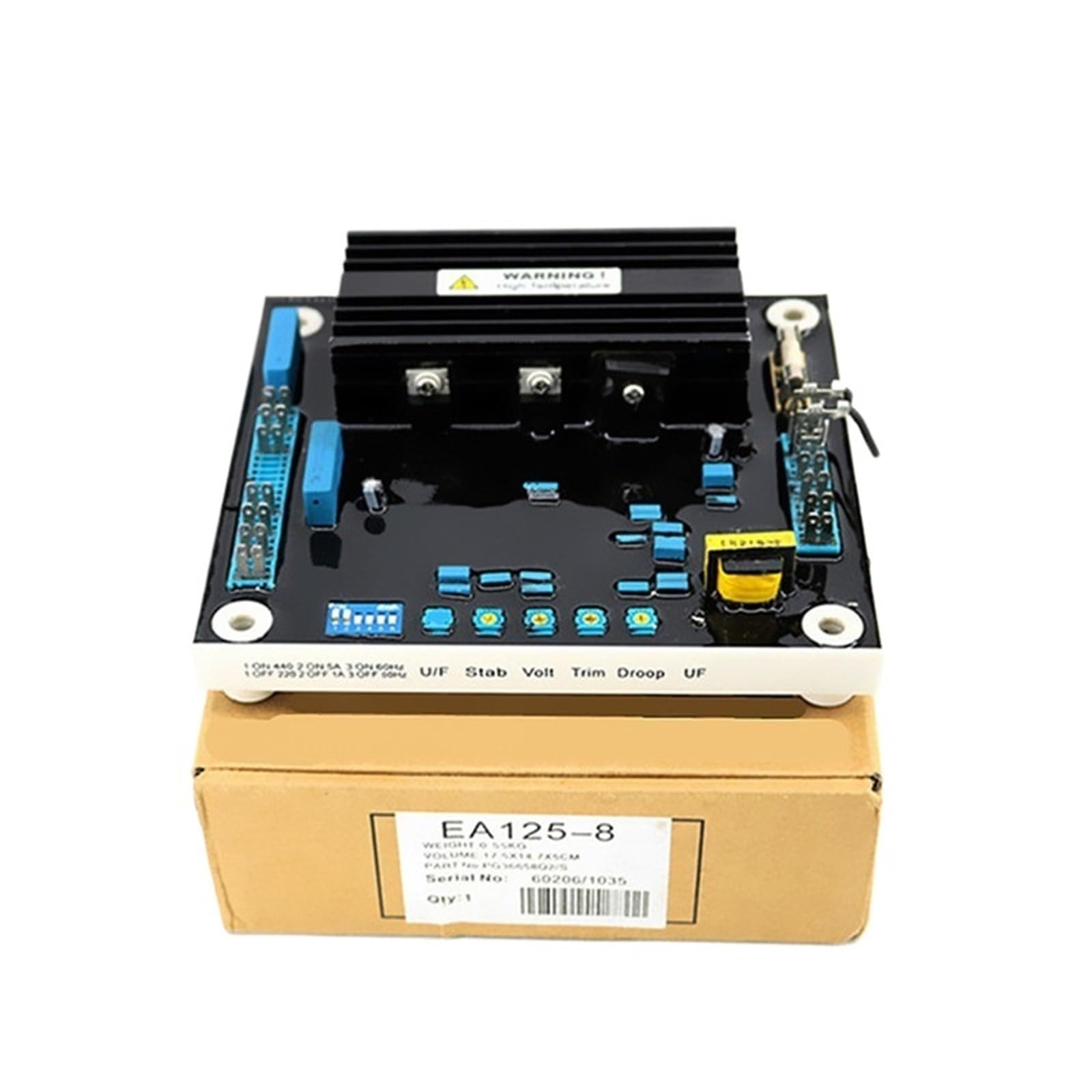 EA125-8 Automatyczny regulator napięcia EA08A Generator Diesel Części zamienne Automatyczny regulator napięcia