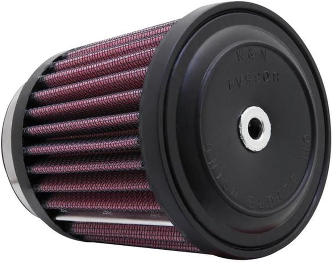 K&N Universal Clamp-On Air Filter: High Performance, Premium, Washable, Replacement Filter: Flange Diameter: 2 In, Filter Height: 3.5 In, Flange Length: 0.625 In, Shape: Round Tapered, RE-0280
