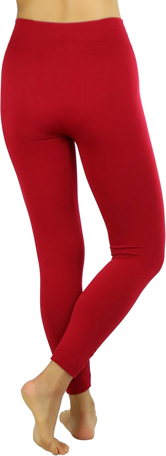 ToBeInStyle Women's High Waist Fleece Lined Ankle Length Leggings - Image 2