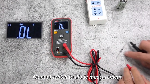 Image of UNI-T UT123T Digital Multimeter Pocket-Sized, NCV Detection, Temperature, Continuity Test, CAT III 600V, Auto-Ranging, EBTN LCD for Home DIY Electrical Testing