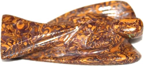 Miniatura 9 de Jet Mirian - Figura de ángel con piedras preciosas de 2.0in, diseño de ángel guardián de bolsillo para estatua de cristal curativo Reiki