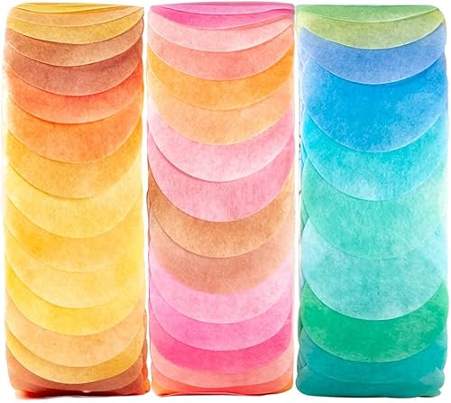 Miniatura 3 de YUBBAEX Fruits Candy - Juego de cinta Washi de 9/16 pulgadas, calcomanías redondas, 600 puntos de 6 rollos para planificador de diario, álbum de