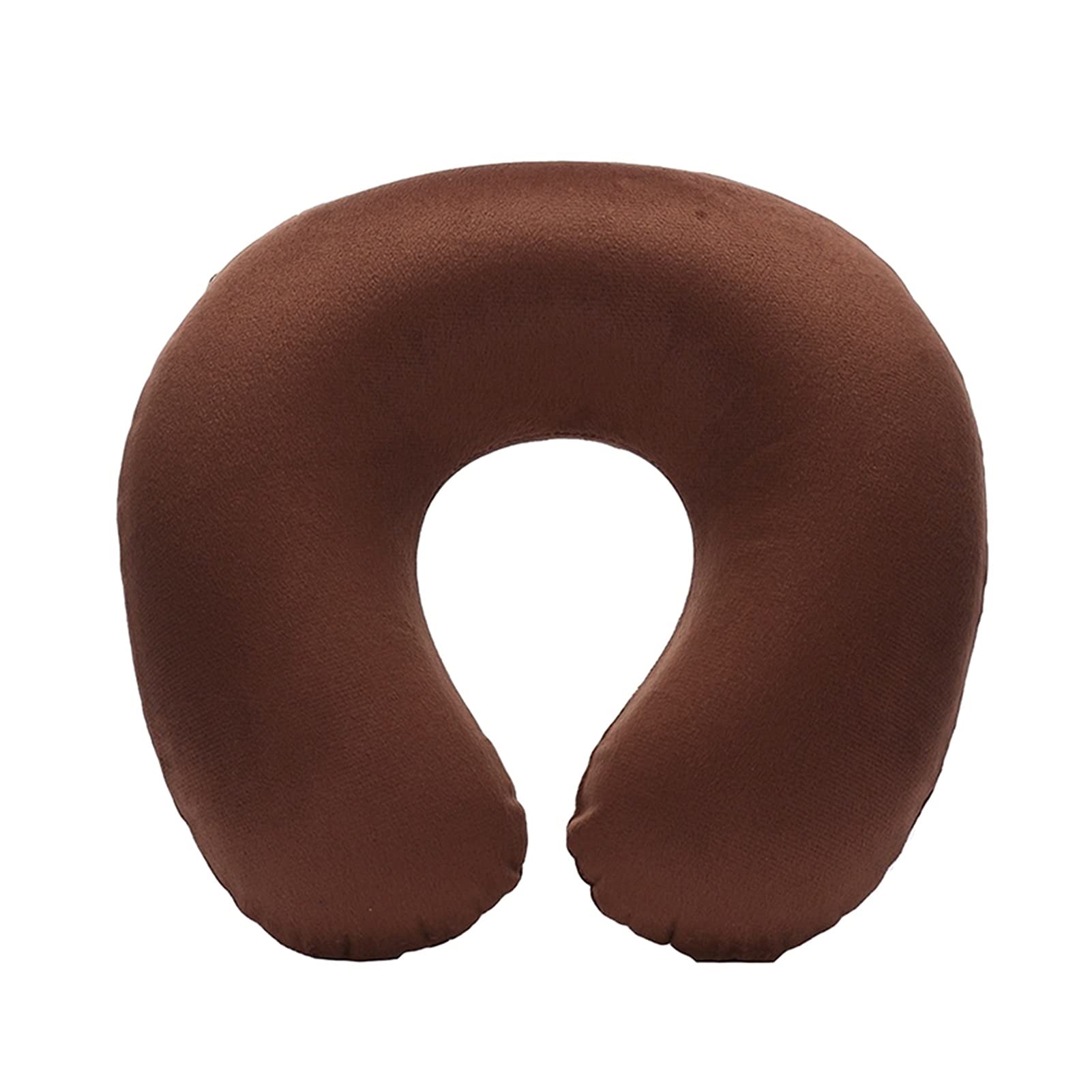 JJYGTES Pillow Pillow U Shaped Travel Pillow Car Air Flight Inflatable Pillows Neck Support Headrest Cushion Soft Cushion Neck Pillow (Color : F)