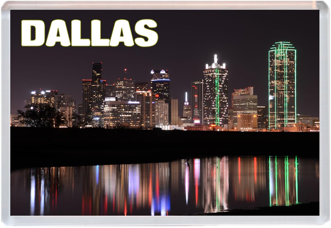 Dallas - USA - Jumbo Fridge Magnet 96 x 67mm BBSFHM1640