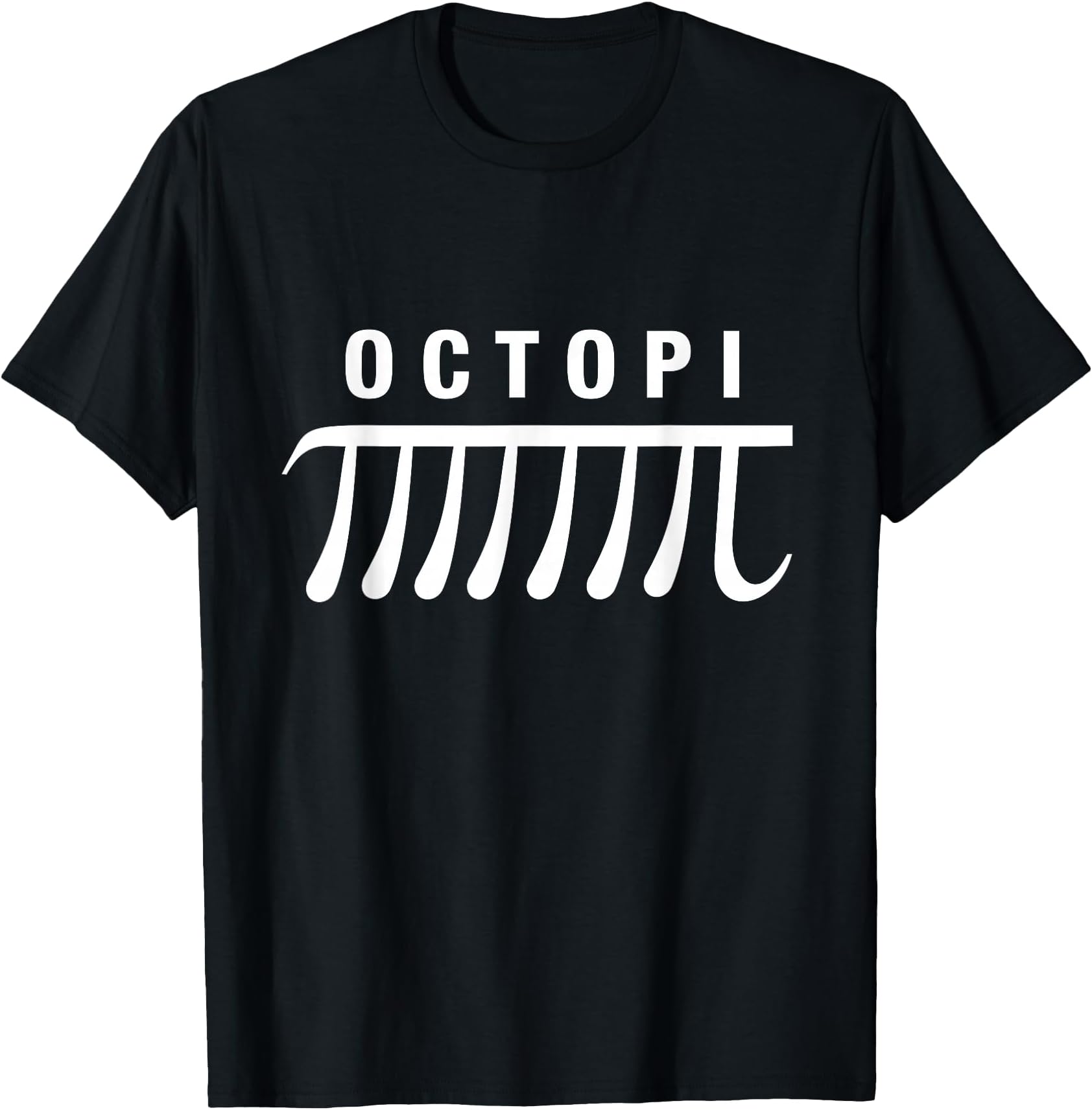 Octopi Science Math Pi Day Funny Word Games for Teachers T-Shirt