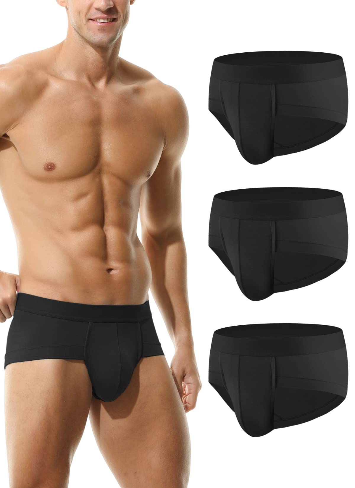 Slip Homme Fibre De Bambou Hoerev - 95% Bambou, 5% Nylon - Ultra Doux Et Confortable