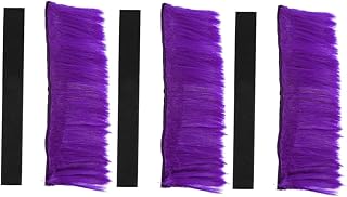 ibasenice 3 Peças Capa De Decoração De Crista De Capacete Capa Engraçada Ornamento De Capacete Pontas De Capacete Mohawk Capacete Mohawk Ornamento Mohawk Capacete Mohawk Perucas Trança Abs