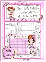 Sherri Baldy My Besties Coloring Calendar with Birthstone Besties Coloring Book