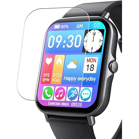 Synvy Compatible with WOWTAC ACCGUYS P1 Smart Watch, [3 Pack] Protective Film...