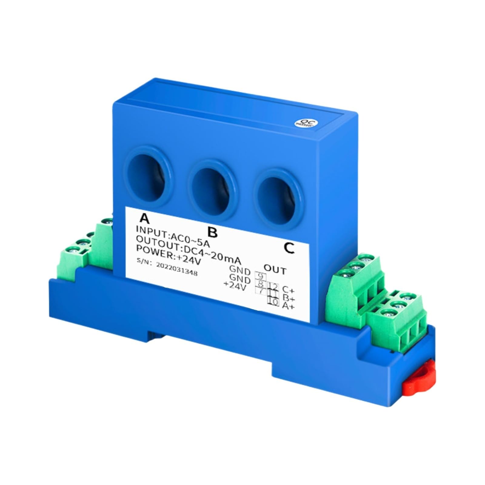 Trasmettitore di corrente Modulo conversione 485 Trasformatore tensione perforato(3 Phase Current Transmitter)