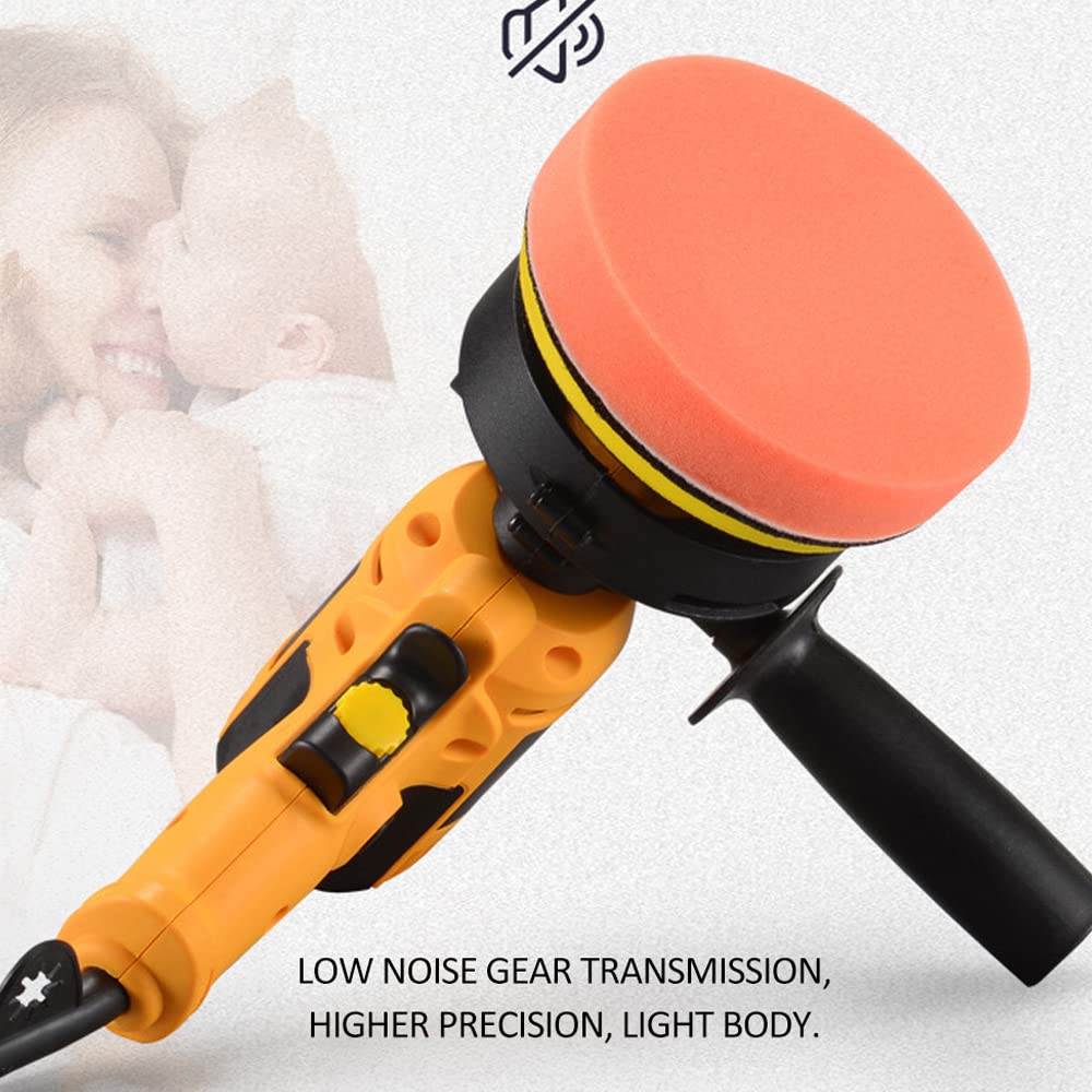 Domary Máquina de Abrillantado para Coche, Máquina de Encerado, Reparación Sellado Arañazos Eléctrico para Uso Doméstico o en Coche (Enchufe europeo)