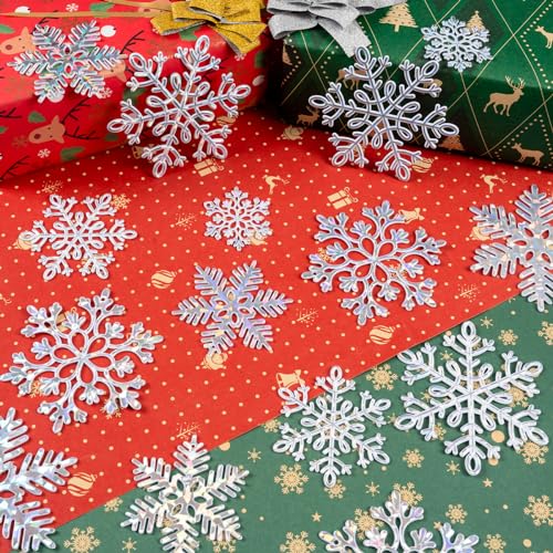 Image of Christmas Snowflakes Ornaments Decorations for Winter Holiday