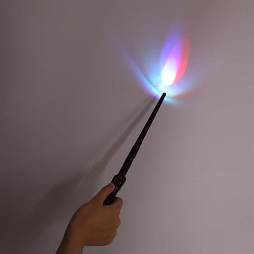 Miniatura 2 de Jerify 20 varitas mágicas iluminadas, varita de mago, varita de juguete iluminadora de sonido, varita de bruja de 14.6 pulgadas para niños y niñas,