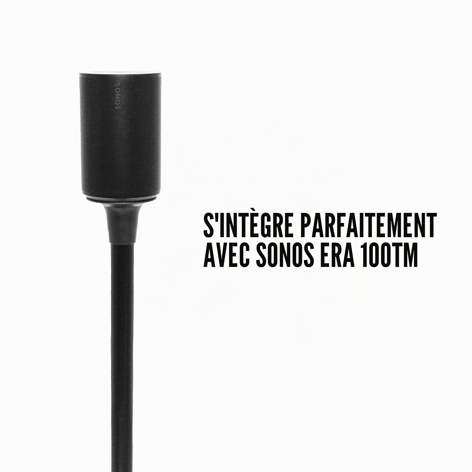 Sanus WSSE12 Lot de 100 Pieds d'enceinte à Hauteur Fixe pour Sonos Era 100 Paires
