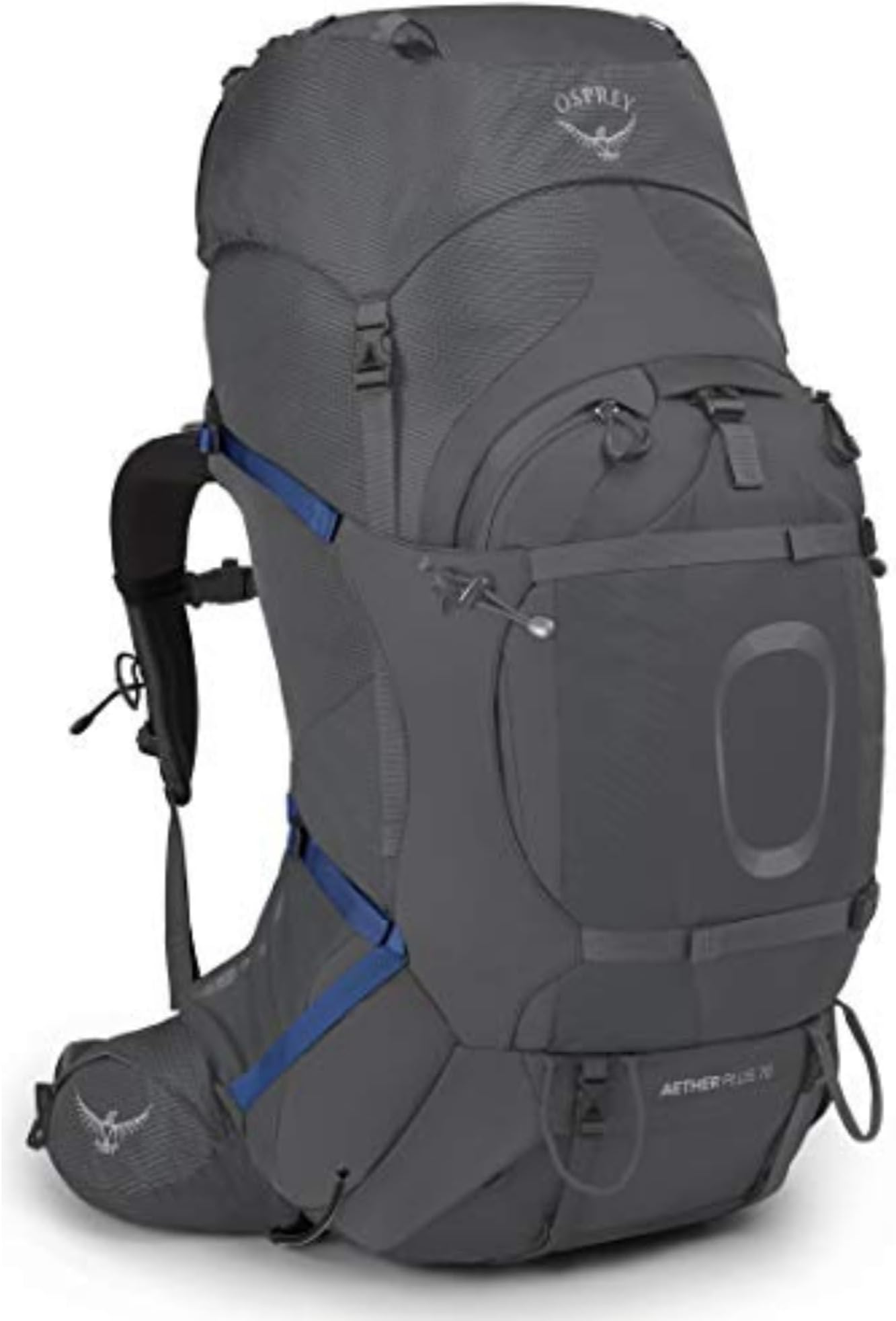Aether Plus 70L Men's Backpacking Backpack, Eclipse Grey, L/XL
