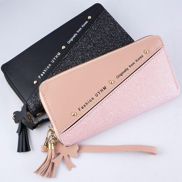 Amazon.co.jp: キラキラ長財布 サンキューマート (ピンク