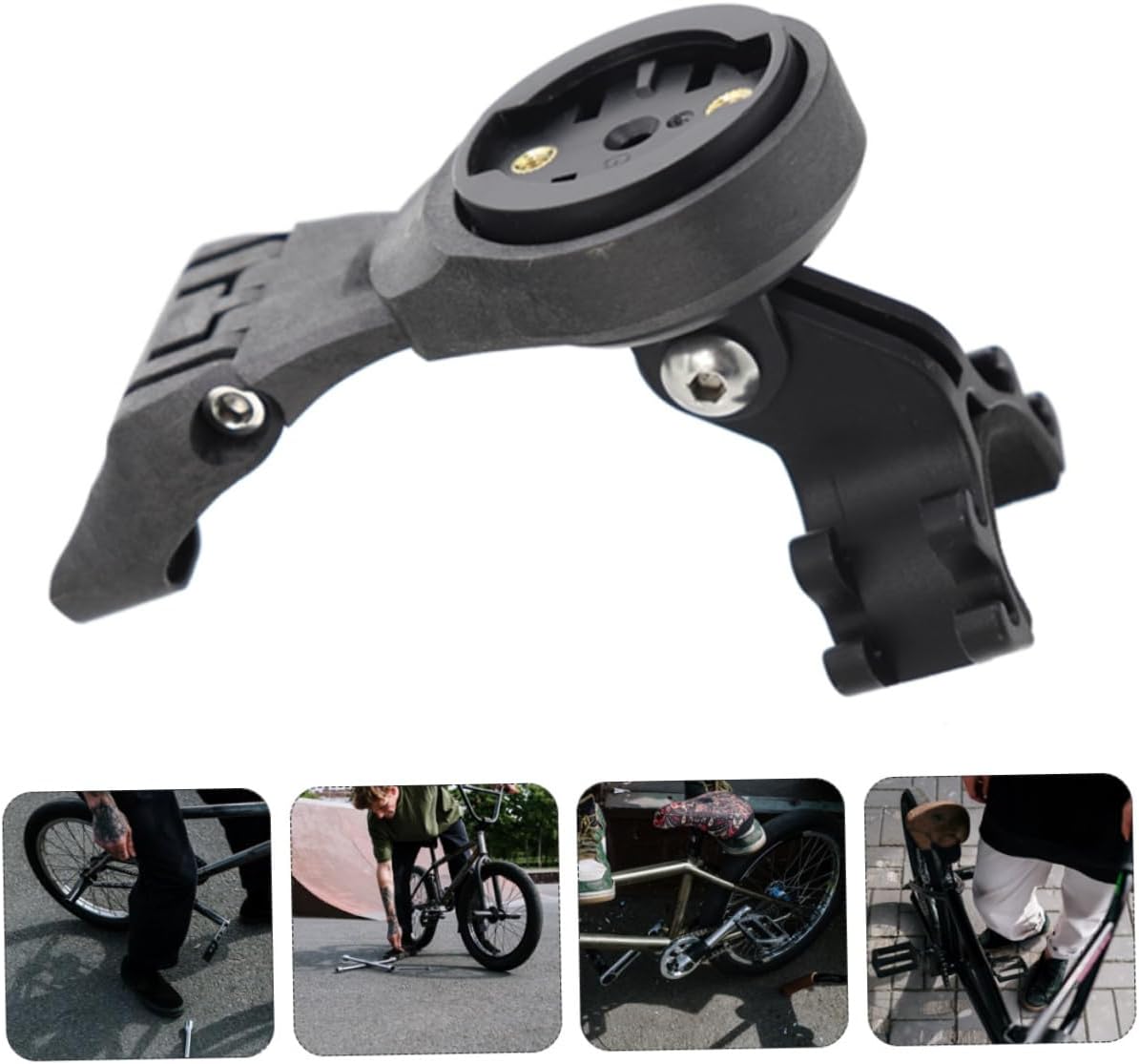 KESYOO Bike Stopwatch Bracket Replacement Carbon Mount Bike Light Bracket Bike Computer Mount Bike Stopwatch
