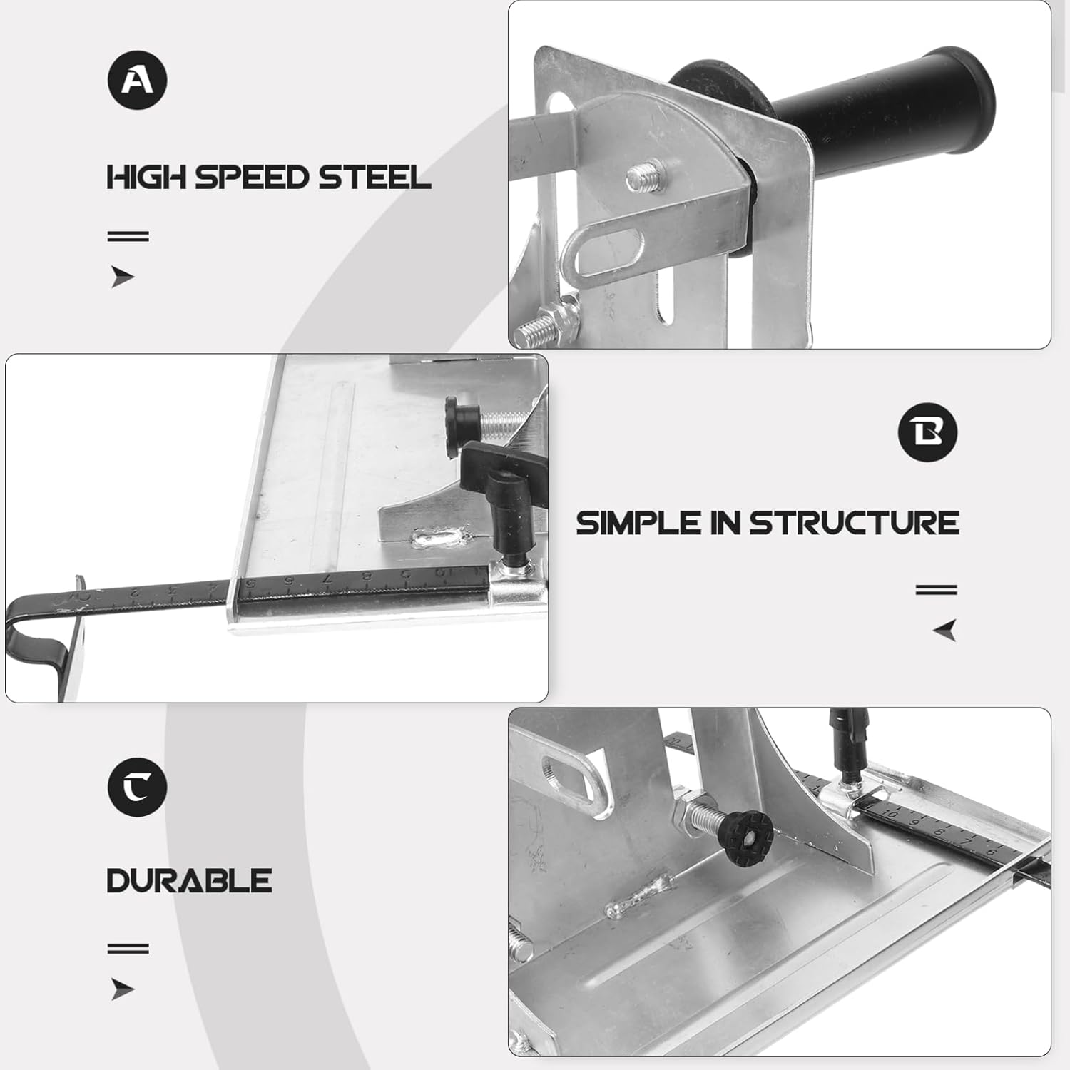 Angle Grinder Conversion Stand Adjustable Base Convenient Angle Cutting Tool for DIY Projects Random Color Compatible