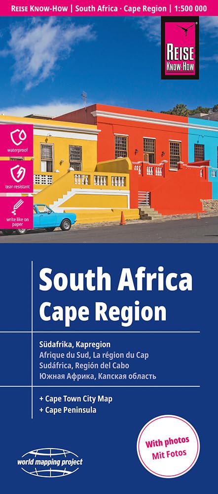 Reise Know-How Landkarte Südafrika Kapregion | South Africa, Cape Region (1:500.000): reiß- und wasserfest (world mapping project)