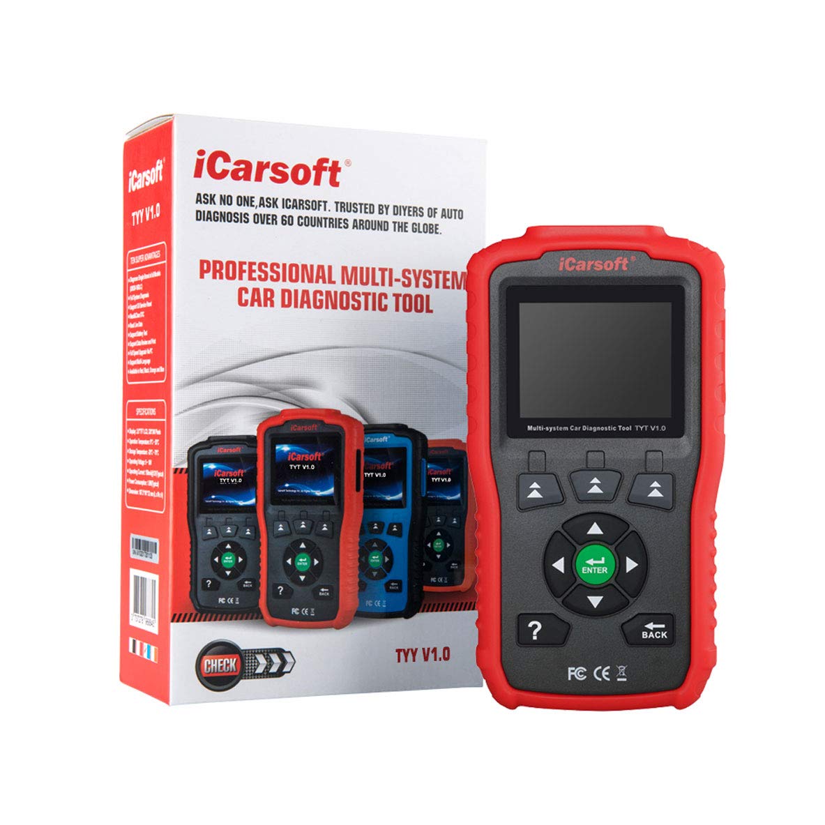 iCarsoft TYT V1.0 Diagnose OBD Scanner für Toyota/Lexus/Scion/Isuzu
